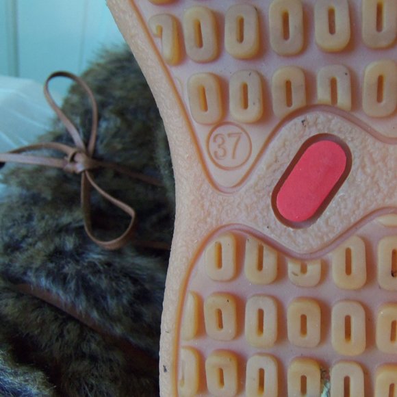 Oscar Sport Tall Brown Suede Boots With Faux Fur sz 37 - Picture 16 of 16